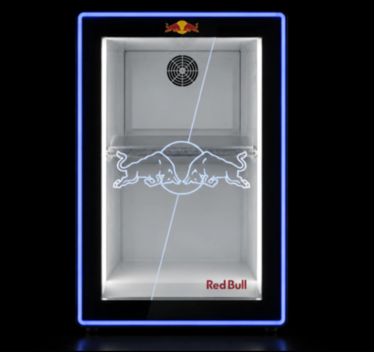 Red BuII Fridge | 24 Cans FREE