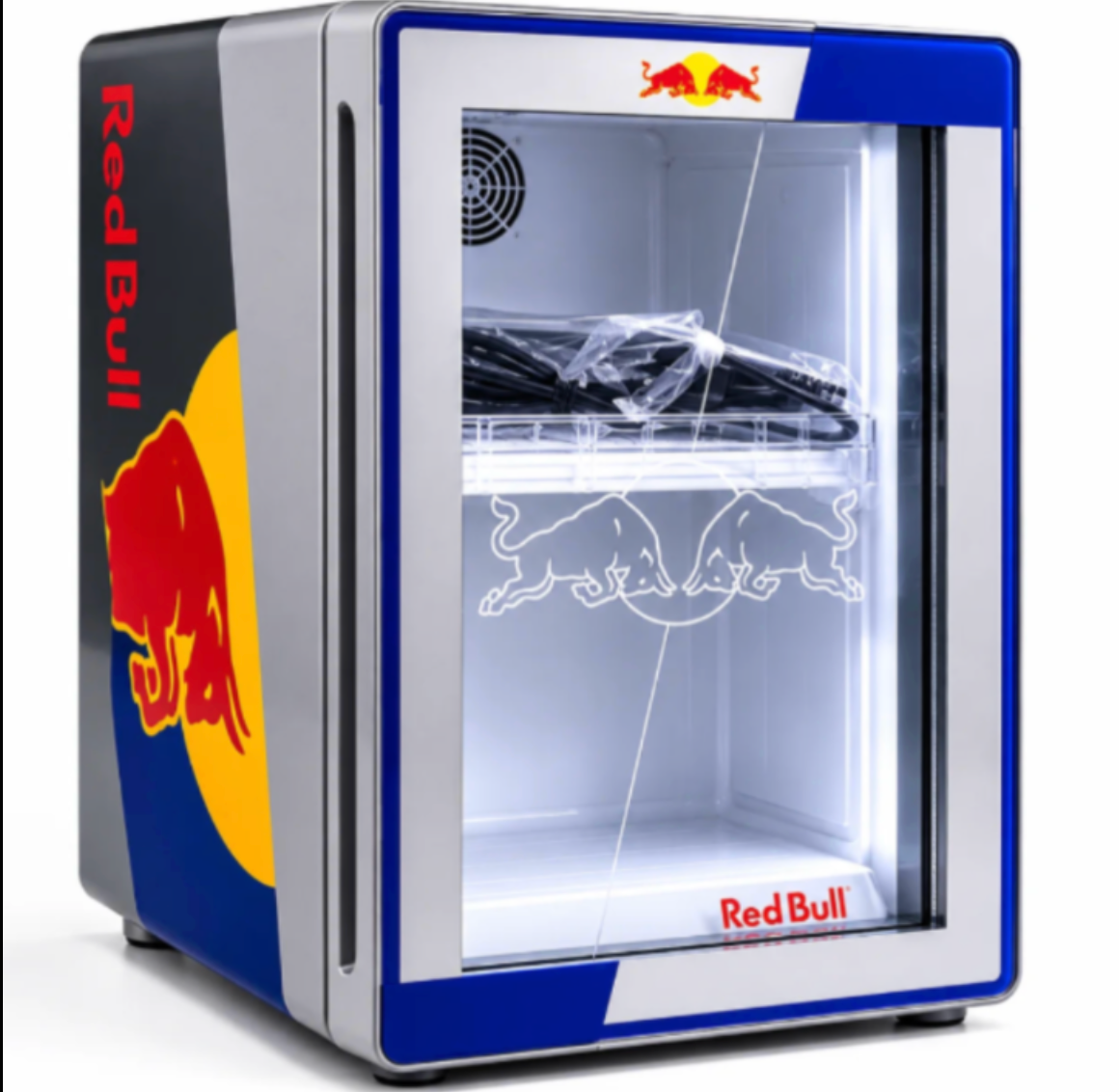 Red BuII Fridge | 24 Cans FREE