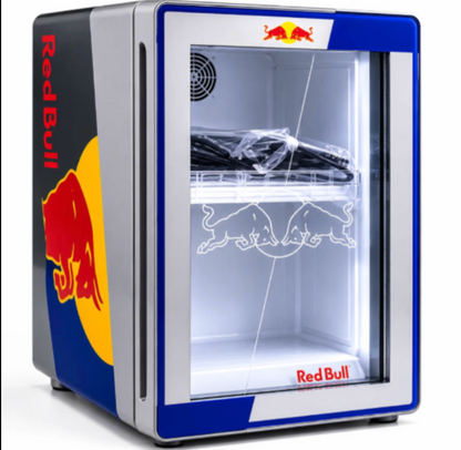 Red BuII Fridge | 24 Cans FREE